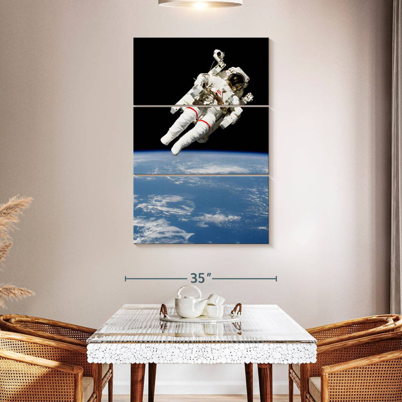 Oberle, mission spatiale de la NASA I, H 32 po x l 20 po