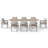 8- Person Outdoor Patio Dining Set With Extendable Rectangular Table-502121483-502121481