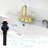 4-Inch Bathroom Faucet with 2-Handle with Pop-up Drain and Supply Hoses-110563459