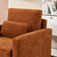 Chaise en chenille moderne - structure en bois massif avec coussin épais et assise idéale pour diverses pièces Instructions d'assemblage simples-88240287