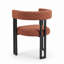 Chaise moderne à dossier incurvé en tissu moderne-1724366770