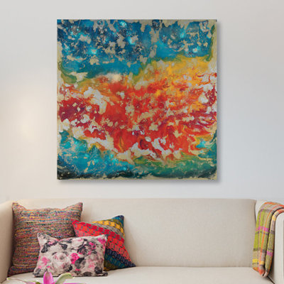 « aube lueur », impression sur toile