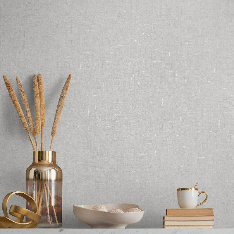 City Romance Collection Shimmery Accents Wallpaper Roll, Beige