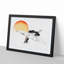 Bird Flying During Sunset by Kono Bairei - Framed Print-55466102-55466107