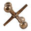 Sculpture abstraite géométrique en aluminium-27368740-27368741