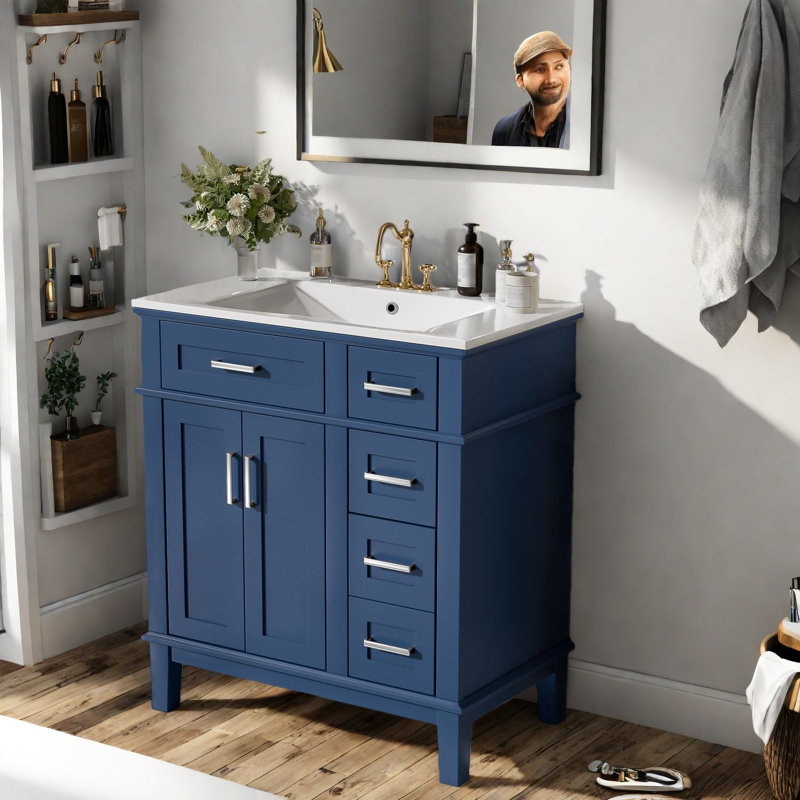 Meuble-lavabo et meuble-lavabo en bois massif