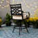 Alyne Metal Outdoor Stool with Cushion