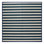 Machine Washable Horizontal Stripes Gray Area Rug