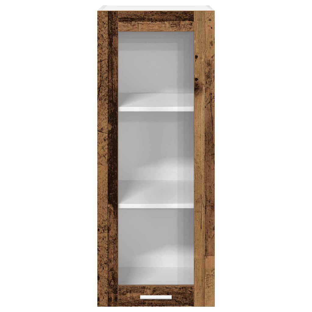 Vidaxl Hanging Cabinet With Storage Riga Smoked Oak 40 X 31 X 100 Cm