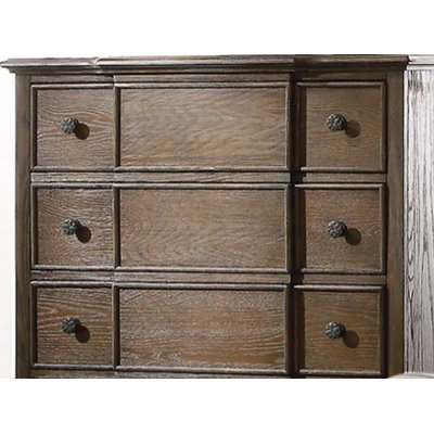 Commode moderne en chêne vieilli