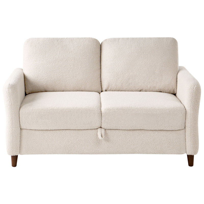 Suhaani Sofa 3 Seater Suhaani Boucle Beige, 2, 88cm H x 143cm W x 77cm D