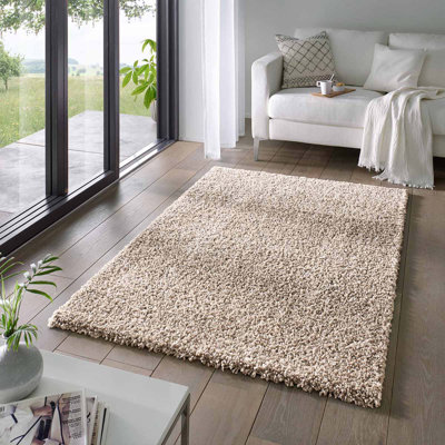 Alrai Solid Colour Shag Area Rug