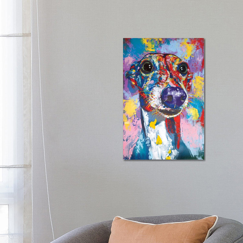 Italian Greyhound III by Tadaomi Kawasaki - Print on Canvas, Wrapped Canvas, 45.72cm H x 30.48cm W x 1.91cm D