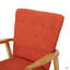 Chaise berçante en bois massif