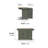 Arlonda 53.5" W Solid Wood Top Kitchen Cart-88889935-88889936