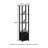 5-Tier Open Shelf Bookcase, Compact Storage Bookshelf with Bin-1211882162