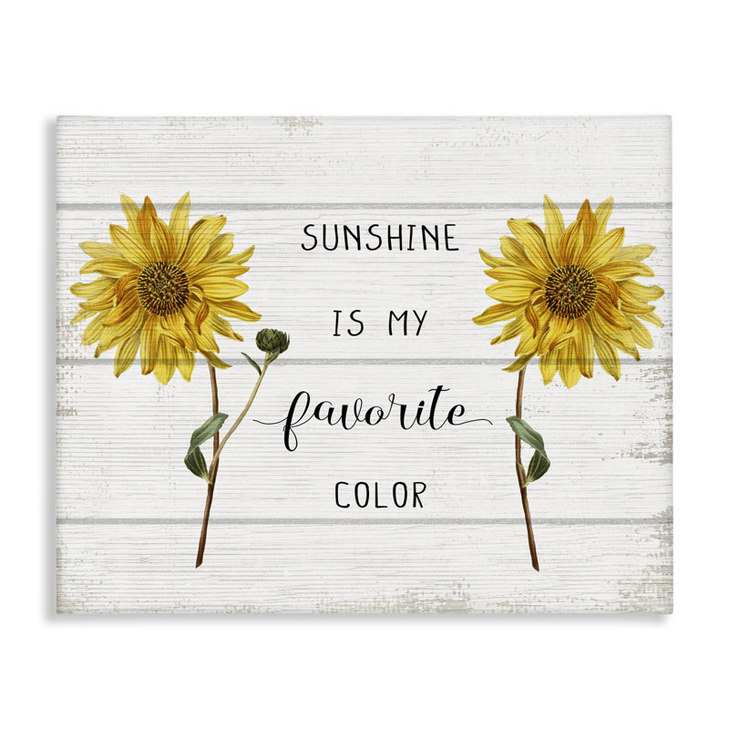 "Rustic Country Sunshine", art mural sur toile par Daphne Polselli, H 16 po x l 20 po