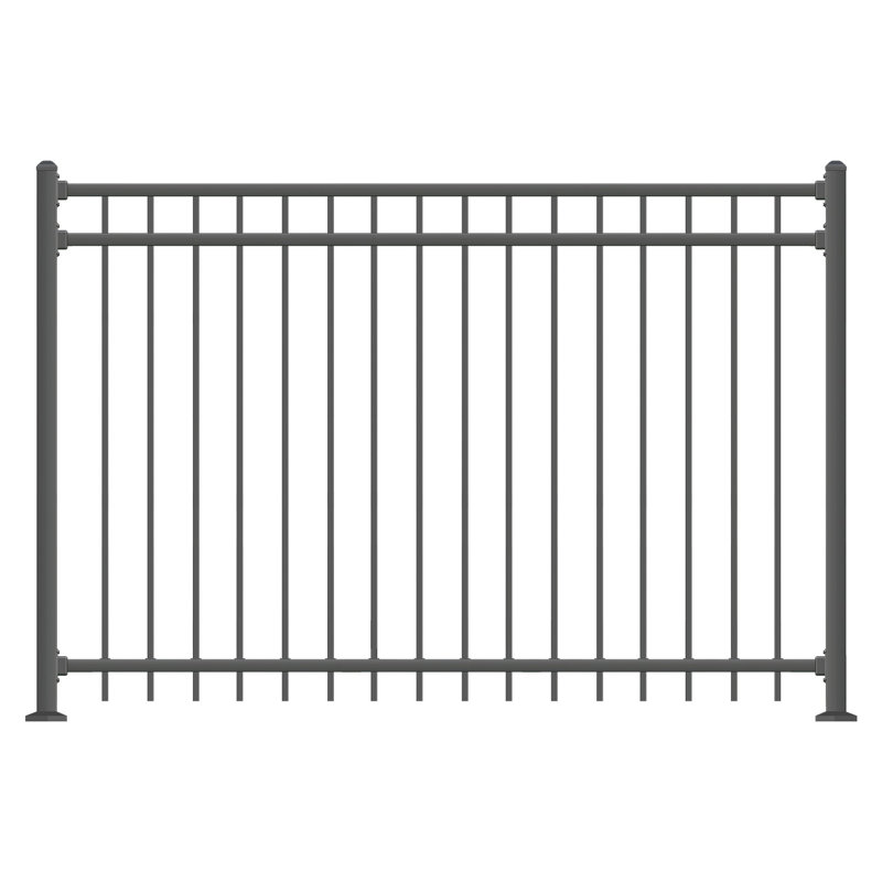 Panneau de clôture en métal 5 pi H 5,5 pi H 5 pi