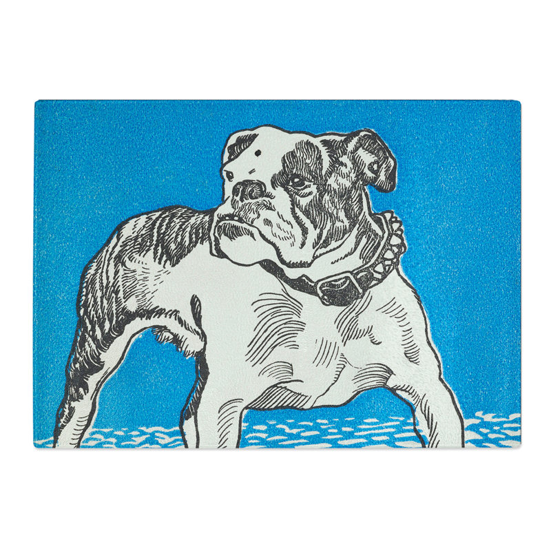 Bulldog by Moriz Jung Chopping Board, 0.4cm H x 28.5cm W x 39cm L