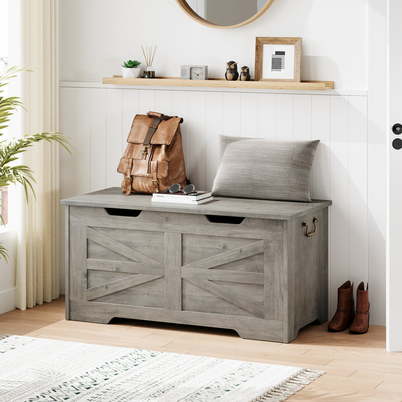 Castulo Blanket Chest, Gray