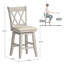 Tabouret de bar et de comptoir pivotant Fortville-1816765224-1870162349