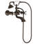 Weymouth Double Handle Wall Mounted Tub Spout Trim with Diverter and Handshower-1088207545