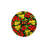 Floral Black Themed Patterned Decorative And Woven Based Washable Carpet-1481601768