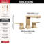 Robinet de baignoire romaine Velum, garniture de robinet de baignoire, robinet de baignoire à fixation sur plateau-94377118