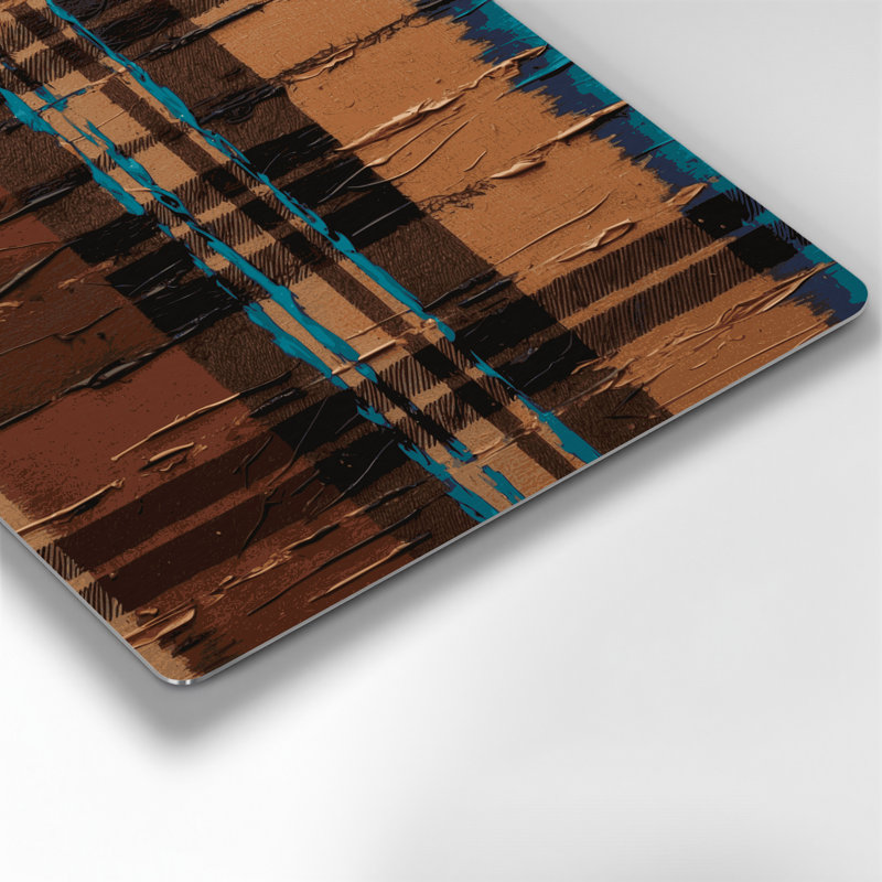 Art mural en métal noir Southwestern Cowboy, H 144 po x l 144 po x P 0,05 po