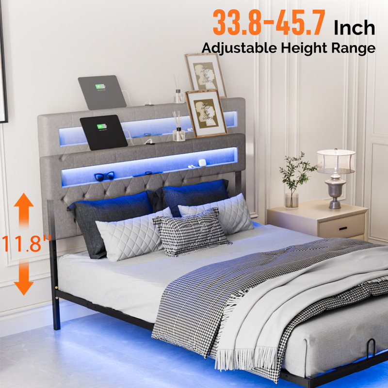 Metal Bed, Kingsize (5')