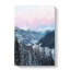 Pink Sky Over The Mountains In Italy In Abstract - Wrapped Canvas-55339323