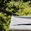 Pare-soleil d'extérieur rétractable Pergola 11,5 'X avec protection pour le jardin, le barbecue, le patio, la structure en acier de la cour arrière, la cour arrière à cadre robuste gris, le barbecue