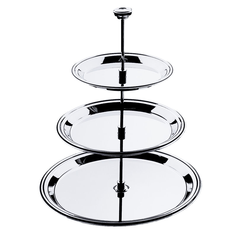 Michelangelo Stainless Steel Tiered Stand