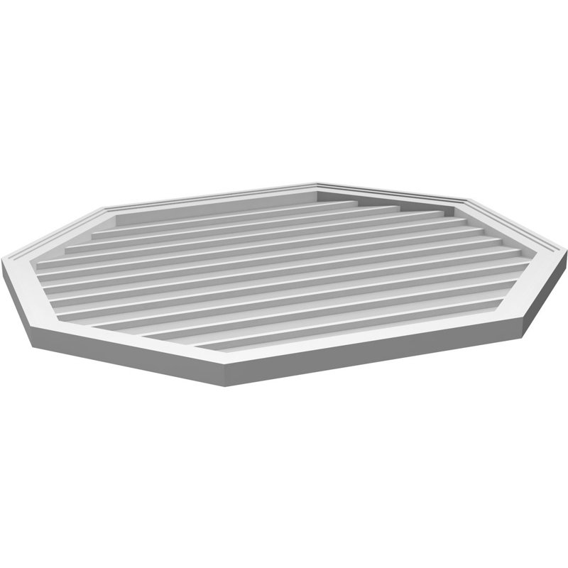 Évent horizontal gondole allongé en surface octogonal Signature, H 34 po x l 40 po x P 1,5 po
