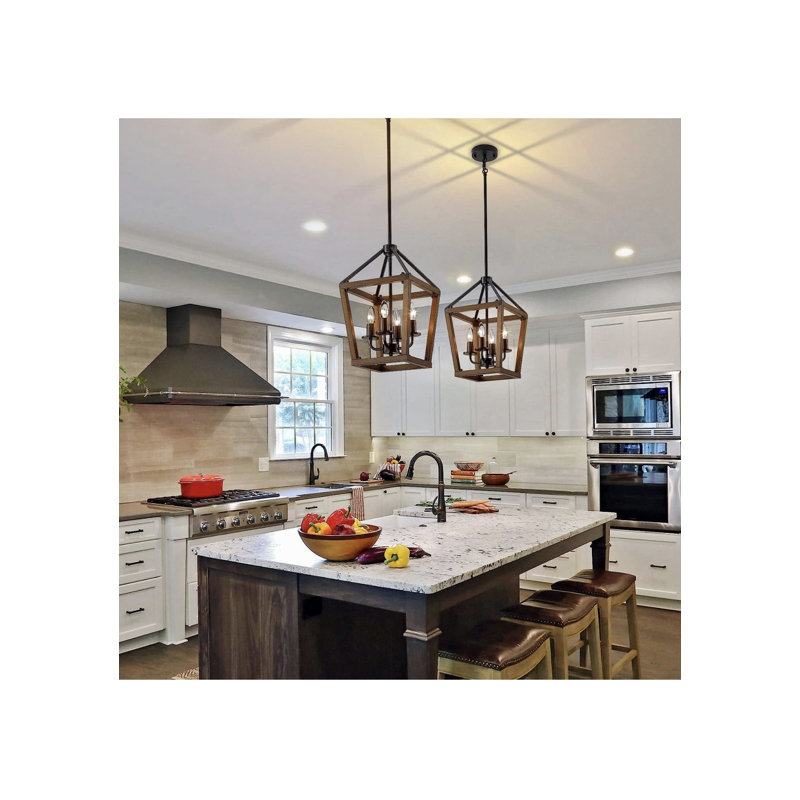 4 - Light Square / Rectangle Chandelier