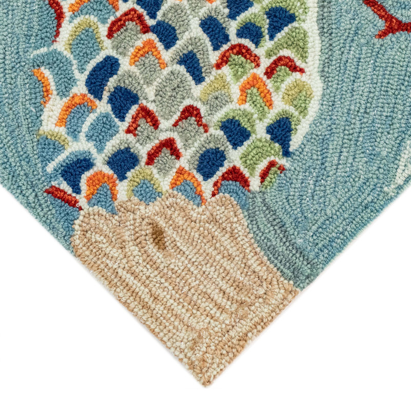 Alandis Handmade Tufted Water Rug
