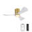 42 Inch Outdoor Indoor Ceiling Fan with Light, Waterproof ABS Blades, Reversible DC Motor, 6-Speed Control, Dimmable 3 Color Temperature LED Light-251862389-251862391