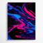 Abstrait art fluide sur toile mauve 34-1756800029