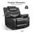 Jepum 40.9" W Top Grain Leather Recliner-1965198275