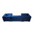 Ariana Velvet Double Chaise Sectional-351795244