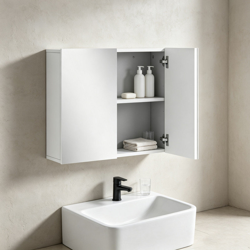 W H Medicine Cabinet Mirror