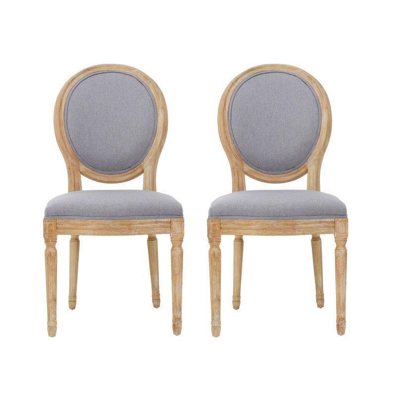 Jair 19.25'' H Upholstered Side Chair, Light Gray