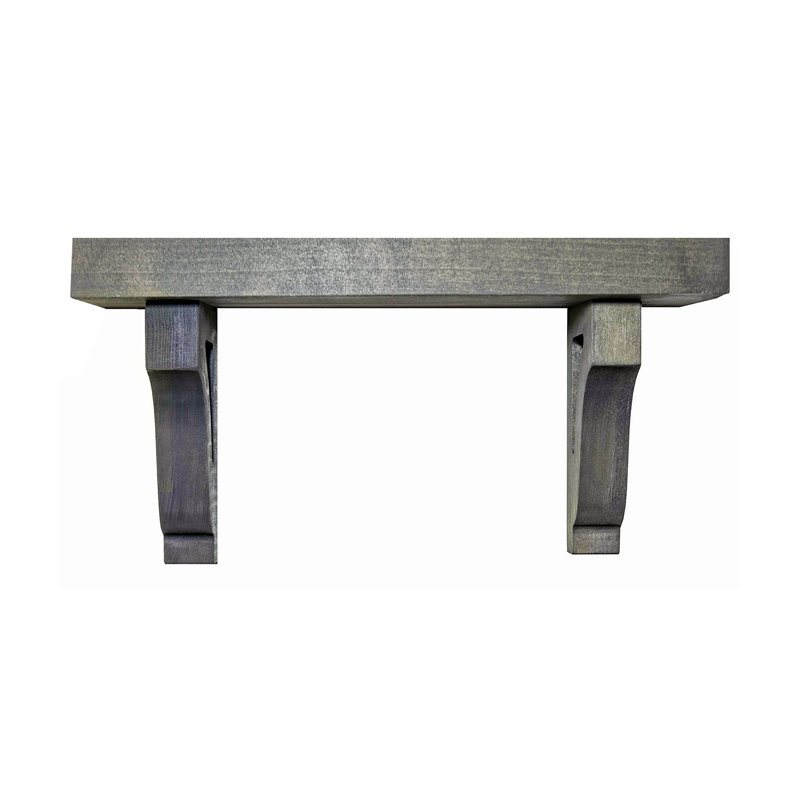 2" Shelves/W Corbels, 11" H x 39" W x 8" D