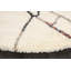 Tapis abstrait ivoire Rainbow Shag-70768124
