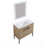 Meuble-lavabo avec lavabo, meuble-lavabo sur pied ou flottant optionnel