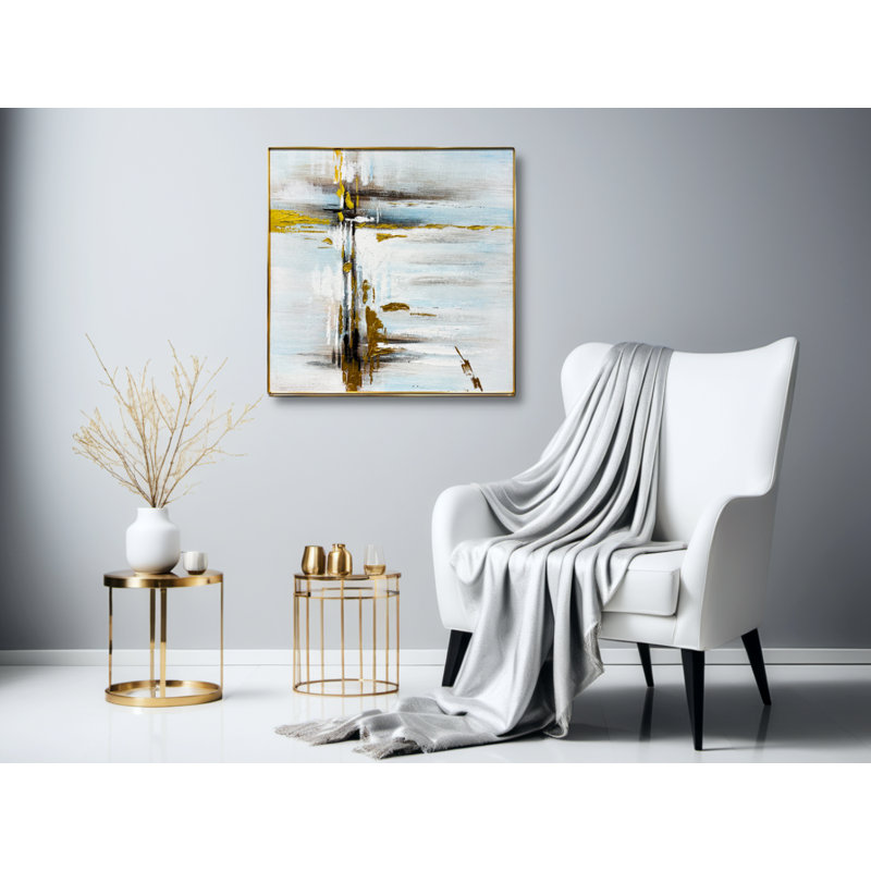 Sanctuary Serene Retreat Abstract Oil Painting