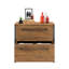 Brown Lateral File For Organizing Office And Home Study Documents, Drawers Accommodate Letter Legal Sizes, Oak Finish Decor Compatibility, Interlock To Avoid Multiple Drawer Opening, Simple Assembly,