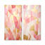Tessellations roses et dorées - ensemble de 2 reproductions d'art abstrait-2072349190-2072349189
