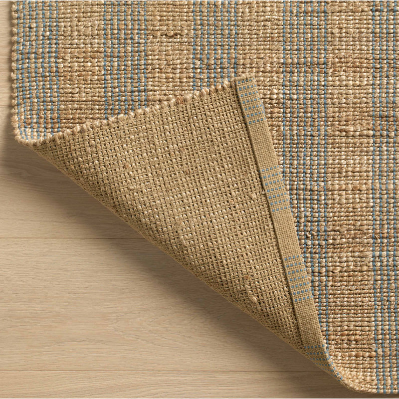 Chris Loves Julia x Loloi Judy Natural / Sky Area Rug, Rectangle 7'9" x 9'9"
