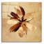  «Ochre fleur» par Svetlana Aleynikova, art mural en verre acrylique, 36 po x 36 po-33595478